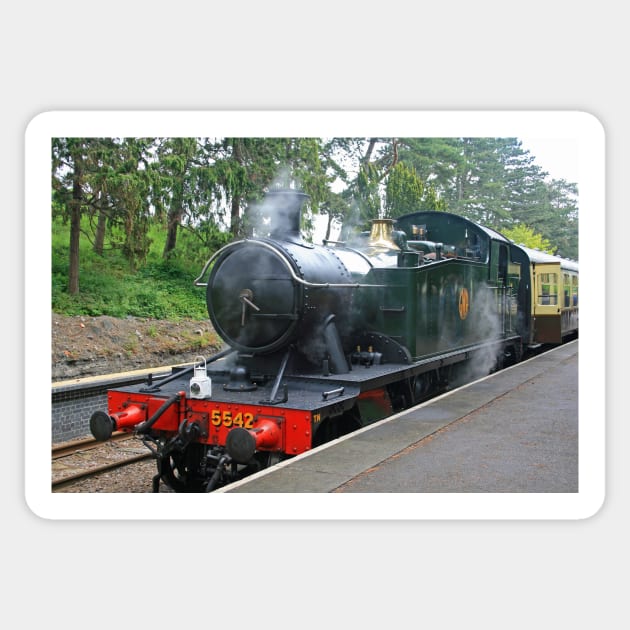 GWR Prairie Tank Locomotive Sticker by RedHillDigital